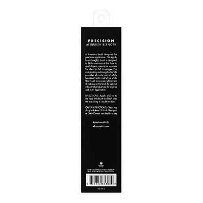 e.l.f. Precision Airbrush Blender - Angled Synthetic Foundation Brush for Liquid, Cream, or Powder Makeup - Vegan & Cruelty-Free Avelisse