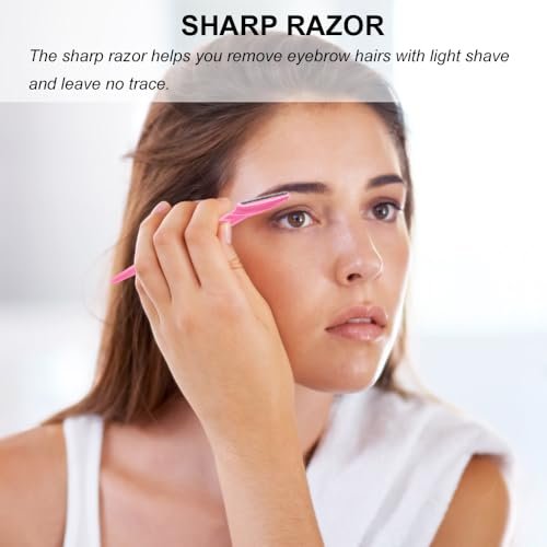 66 Pack Eyebrow Razor and Face Razor for Women & Men - Stainless Steel Eyebrow Hair Trimmer with Protective Cover, Safe and Newbie Friendly - görsel 10