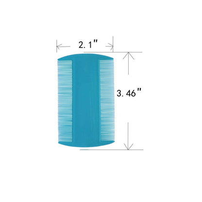 zYoung 4-Pack Double Sided Fine Tooth Hair Combs - Assorted Colors, Small Size