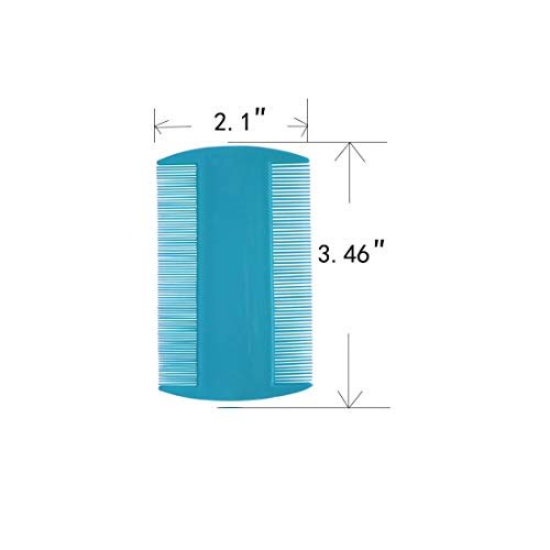 zYoung 4-Pack Double Sided Fine Tooth Hair Combs - Assorted Colors, Small Size - görsel 6