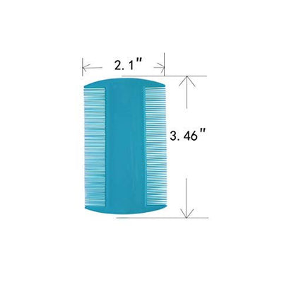 zYoung 4-Pack Double Sided Fine Tooth Hair Combs - Assorted Colors, Small Size