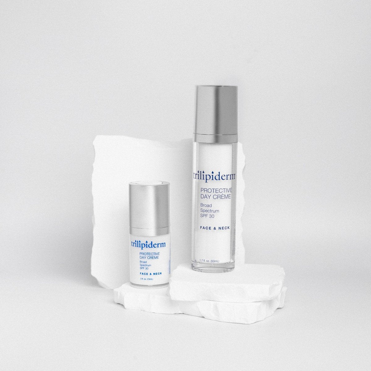 Trilipiderm Protective Day Crème SPF 30 2-Pack – Daily Face Moisturizer with Sunscreen for Dry & Sensitive Skin, Anti-Aging Cream, 1.7 oz Airless Pump Bottles - görsel 6