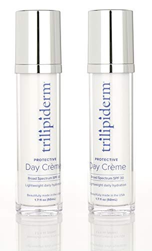 Trilipiderm Protective Day Crème SPF 30 2-Pack – Daily Face Moisturizer with Sunscreen for Dry & Sensitive Skin, Anti-Aging Cream, 1.7 oz Airless Pump Bottles - görsel 2