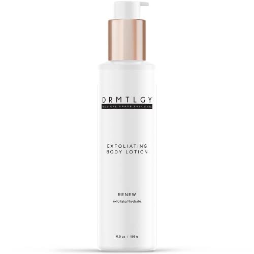 DRMTLGY 12% AHA Lotion – Alpha Hydroxy Acid Body Lotion for Rough, Bumpy Skin, KP, Dry Skin & Folliculitis, 6.9 oz Avelisse