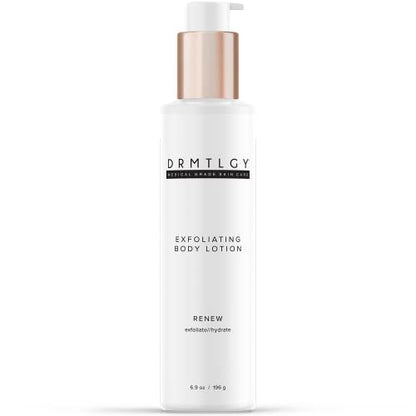 DRMTLGY 12% AHA Lotion – Alpha Hydroxy Acid Body Lotion for Rough, Bumpy Skin, KP, Dry Skin & Folliculitis, 6.9 oz Avelisse