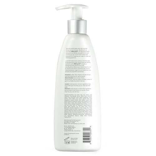Hairmax Density Shampoo for Thinning Hair – Gentle Cleansing & Exfoliating Formula for Men & Women, 10 fl oz (300 ml) Avelisse