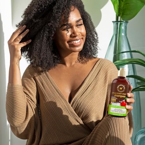 WOW Skin Science Apple Cider Vinegar Shampoo - 16.9 oz | Clarifying & pH Balancing for Healthy Hair - görsel 12