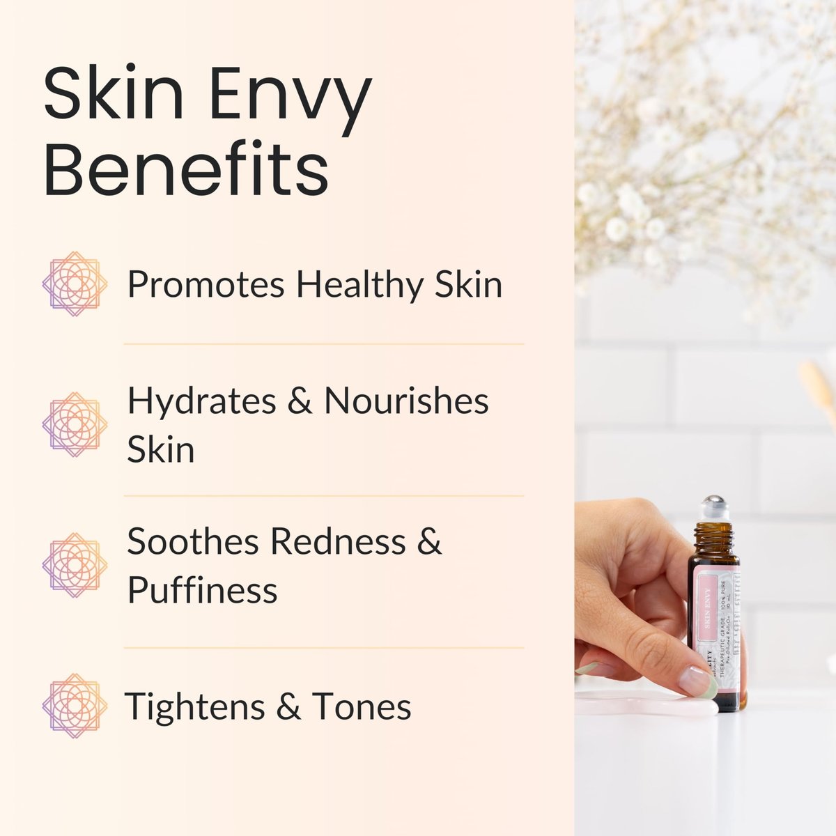 Vitality Extracts Skin Envy Face Moisturizer Serum with Coconut Oil, Collagen & Vitamin E - Vegan, Frankincense & Sandalwood Essential Care - görsel 5