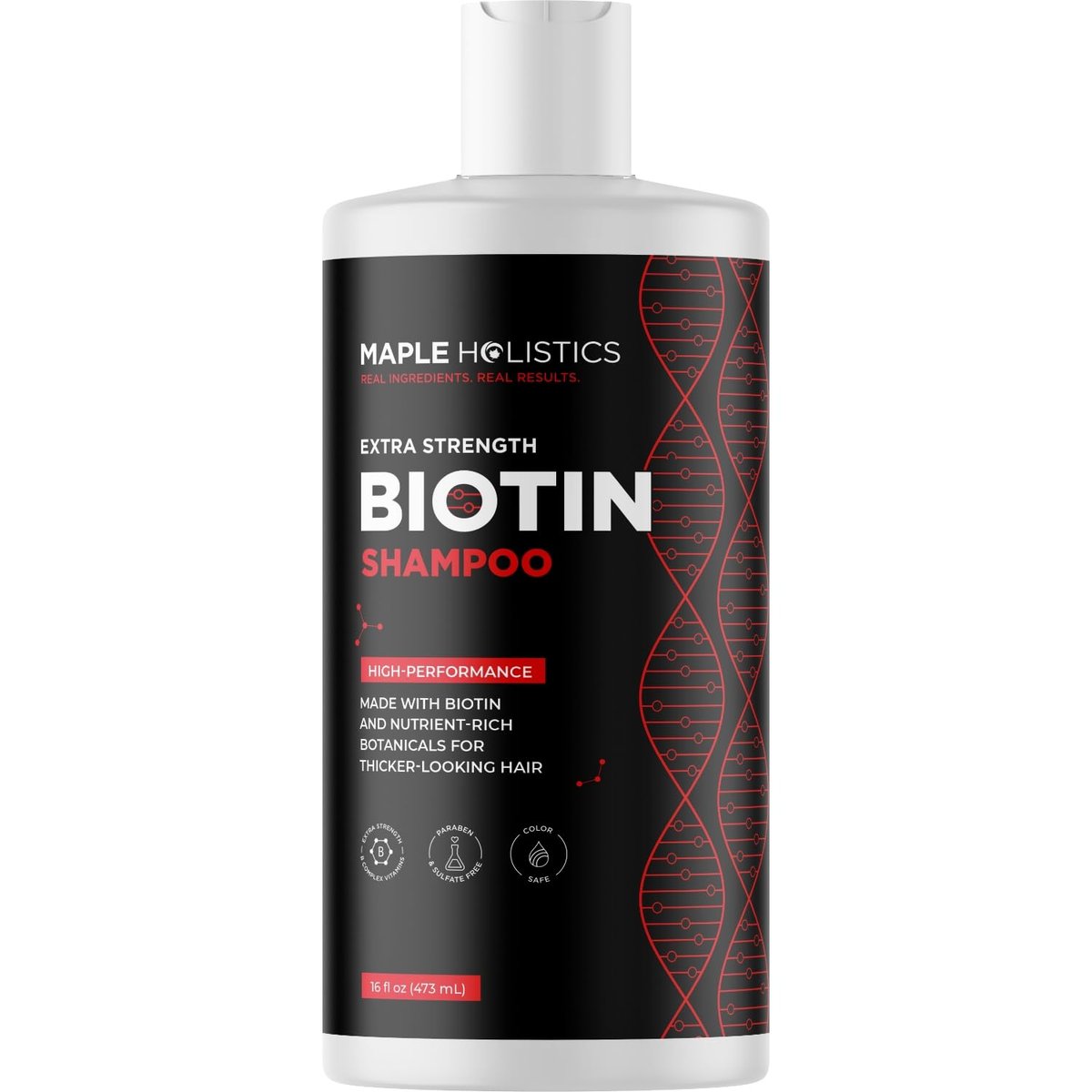 Ultra Biotin Shampoo for Thinning Hair - Extra Strength Volumizing Shampoo for Men and Women with B Vitamins and Rosemary Essential Oil - Sulfate Free Shampoo Biotin Formula for Hair and Scalp Care Avelisse