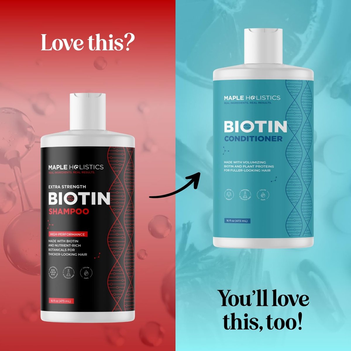 Ultra Biotin Shampoo for Thinning Hair - Extra Strength Volumizing Shampoo for Men and Women with B Vitamins and Rosemary Essential Oil - Sulfate Free Shampoo Biotin Formula for Hair and Scalp Care Avelisse