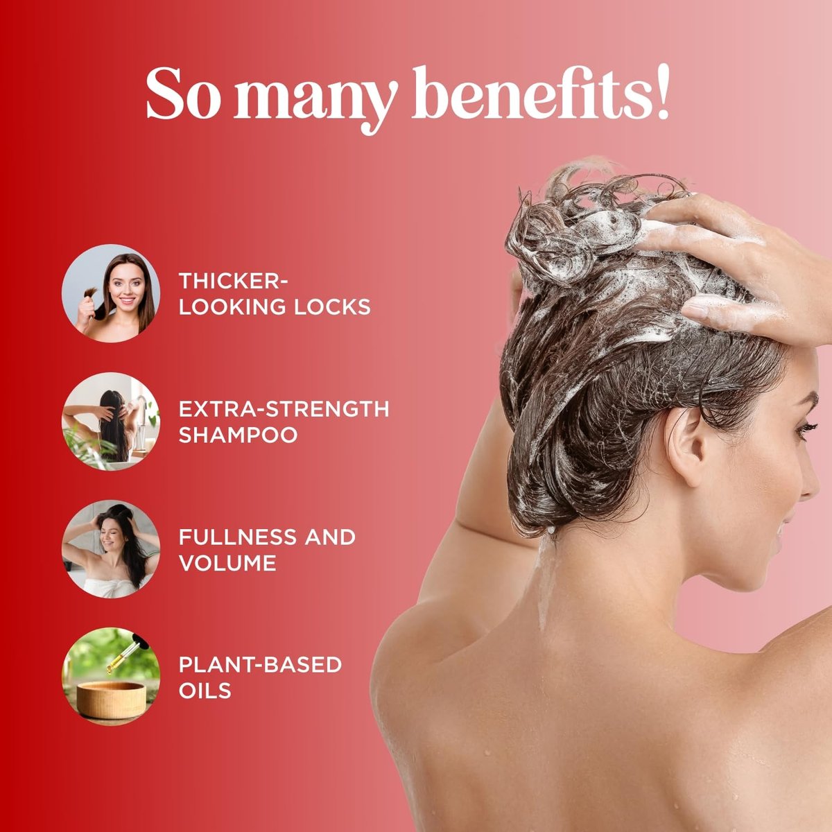 Ultra Biotin Shampoo for Thinning Hair - Extra Strength Volumizing Shampoo for Men and Women with B Vitamins and Rosemary Essential Oil - Sulfate Free Shampoo Biotin Formula for Hair and Scalp Care Avelisse