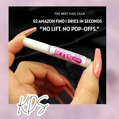 MadayFormula KDS Professional Nail Glue – 10 Pack Clear Nail Tip Extension Adhesive 0.075 Fl Oz Each - görsel 10