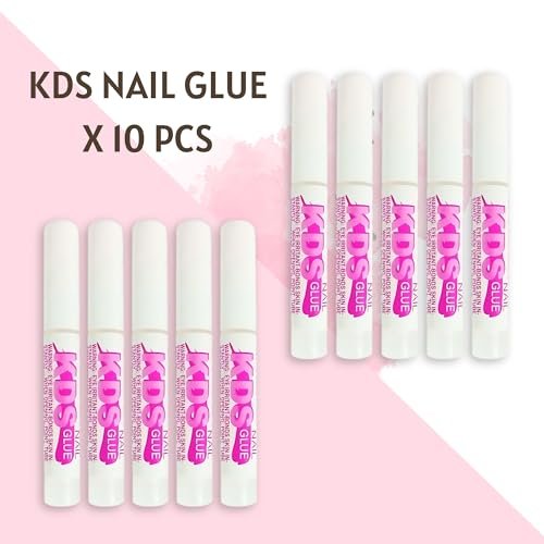 MadayFormula KDS Professional Nail Glue – 10 Pack Clear Nail Tip Extension Adhesive 0.075 Fl Oz Each - görsel 14
