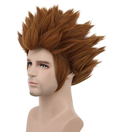 karlery Men Short Straight Dark Brown Wig – Halloween Costume & Cosplay Party Wig - görsel 4