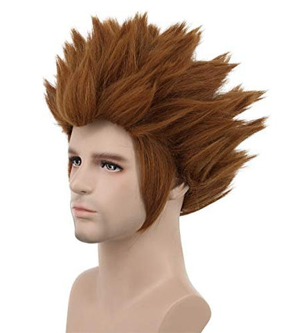 karlery Men Short Straight Dark Brown Wig – Halloween Costume & Cosplay Party Wig