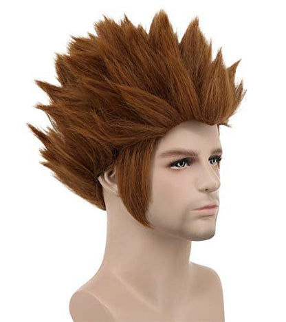 karlery Men Short Straight Dark Brown Wig – Halloween Costume & Cosplay Party Wig