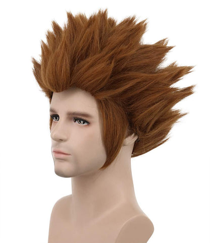 karlery Men Short Straight Dark Brown Wig – Halloween Costume & Cosplay Party Wig