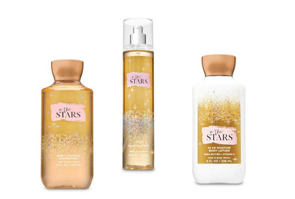 Bath & Body Works In the Stars Shower Gel, Body Lotion, Fine Fragrance Mist Daily Trio Gift Set Avelisse