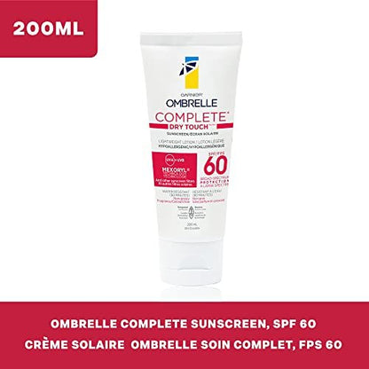 Garnier Ombrelle Complete Sensitive Advanced 60 SPF 200 mL - Face Sunscreen Avelisse
