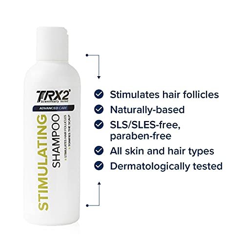TRX2 Stimulating Shampoo – Caffeine, Biotin & Soybean for Enhanced Cleansing & Tonifying – Paraben Free, 6.7 oz - görsel 6