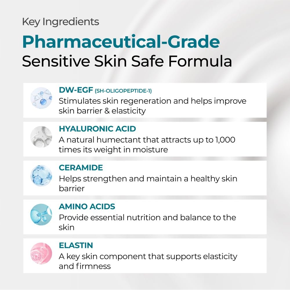 EASYDEW DW-EGF Cream Limited 2.36 oz – Anti-Aging Moisturizer with Human Epidermal Growth Factor & Hyaluronic Acid Collagen Avelisse