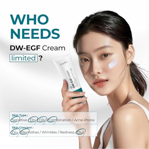 EASYDEW DW-EGF Cream Limited 2.36 oz – Anti-Aging Moisturizer with Human Epidermal Growth Factor & Hyaluronic Acid Collagen Avelisse