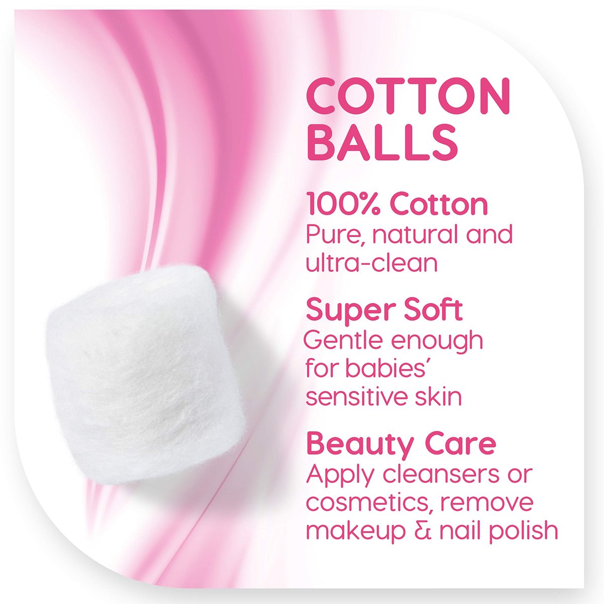 Simply Soft Premium Cotton Balls (600 Count) - 100% Pure Cotton, Large Cotton Balls for Face and Nail Polish Remover - görsel 8