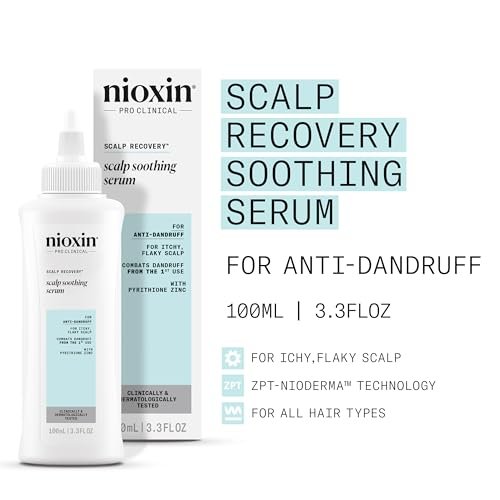 Nioxin Scalp Recovery System Scalp Soothing Serum with Pyrithione Zinc and Green Tea Extracts - 3.38 Fl Oz Avelisse