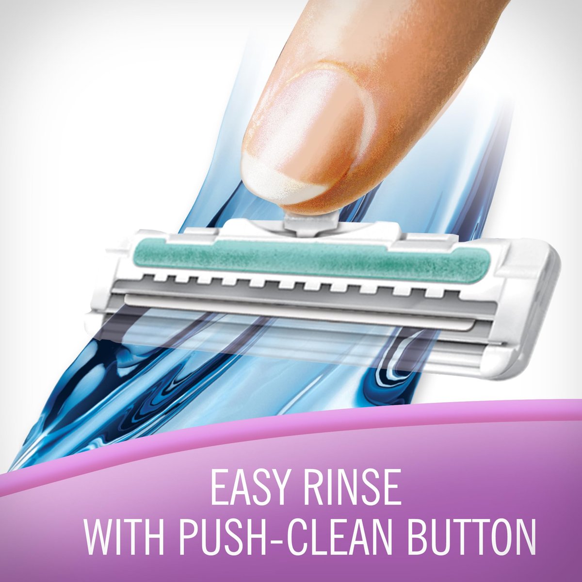 Skintimate Twin Blade Disposable Razor for Women - 12 Pack - görsel 7
