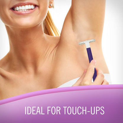 Skintimate Twin Blade Disposable Razor for Women - 12 Pack