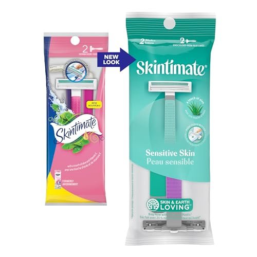 Skintimate Twin Blade Disposable Razor for Women - 12 Pack - görsel 12