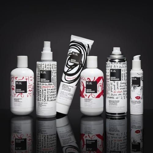 IGK Crybaby Smoothing & Finishing Serum: High Shine, Frizz Control, Lightweight, Vegan & Cruelty Free (1.5 oz) Avelisse
