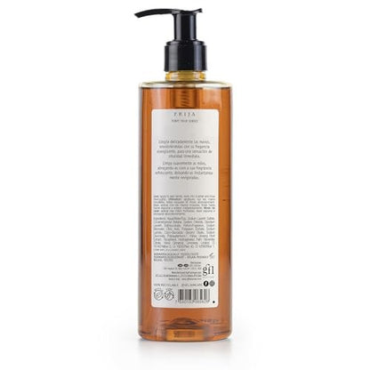 Prija Vitalising Hand Wash with Ginseng Extract, Moisturizing Liquid Hand Soap, Vegan Friendly, Energizing Fragrance, 3 x 12.85 Fl Oz
