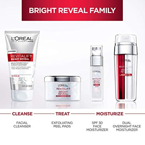 L'Oreal Paris Revitalift Bright Reveal Anti-Aging Facial Cleanser with Glycolic Acid, 5 fl. oz (Pack of 2) - görsel 8