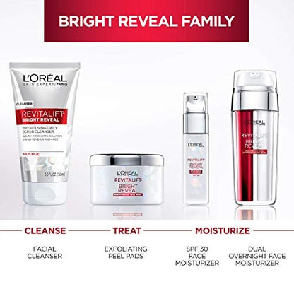L'Oreal Paris Revitalift Bright Reveal Anti-Aging Facial Cleanser with Glycolic Acid, 5 fl. oz (Pack of 2)