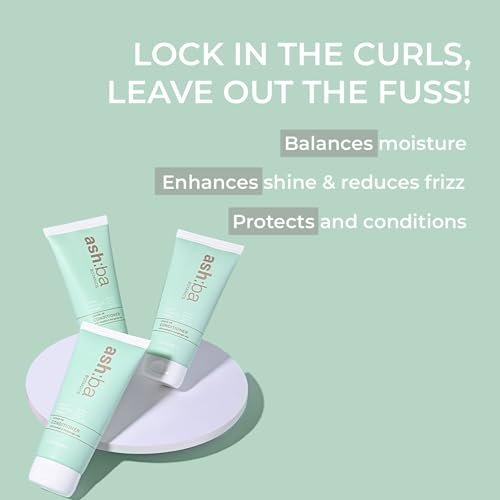Ashba Botanics Leave-in Conditioner Frizzy Hair Fixer - Moisturizing Hair Cream for Dry & Dehydrated Hair with Rosemary Extracts - 8 Fl Oz - görsel 6
