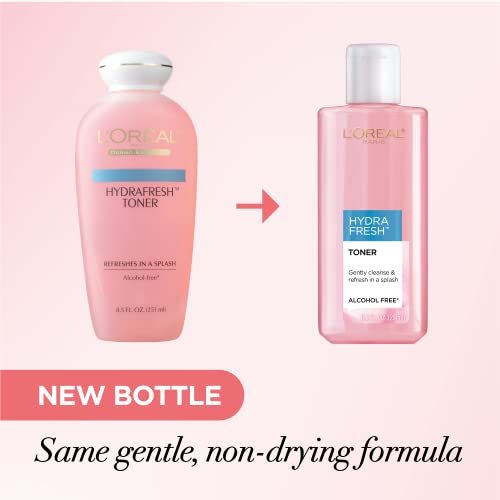 L'Oreal Paris Skincare HydraFresh Toner - Face Toner with Pro-Vitamin B5 for Smooth, Bright Complexion - 2 Pack, 8.5 Fl Oz Each - görsel 12