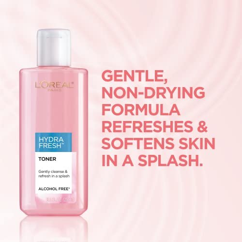 L'Oreal Paris Skincare HydraFresh Toner - Face Toner with Pro-Vitamin B5 for Smooth, Bright Complexion - 2 Pack, 8.5 Fl Oz Each - görsel 4