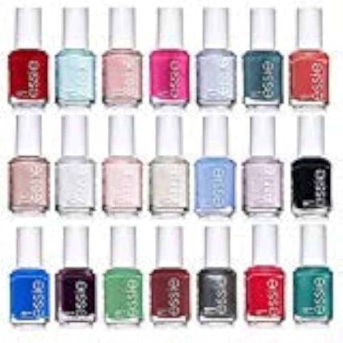 Essie Nail Polish Set of 10 Random Colors - No Repeats, 4.6 Fl Oz Total Avelisse