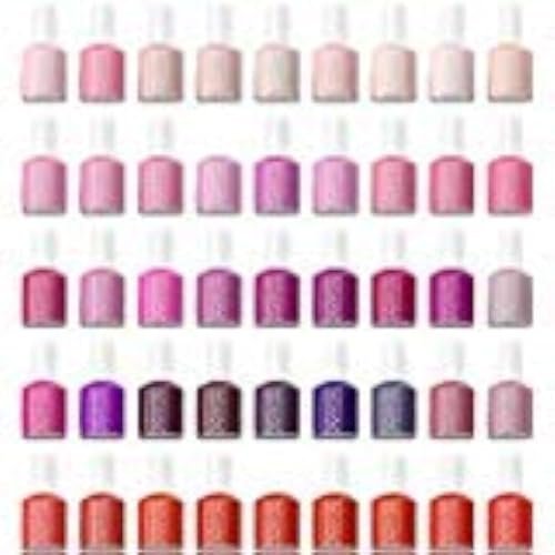Essie Nail Polish Set of 10 Random Colors - No Repeats, 4.6 Fl Oz Total Avelisse