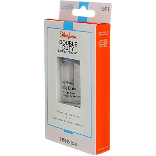 Sally Hansen Double Duty Base & Top Coat, Clear, 0.45 Fl Oz (Pack of 2) - görsel 12