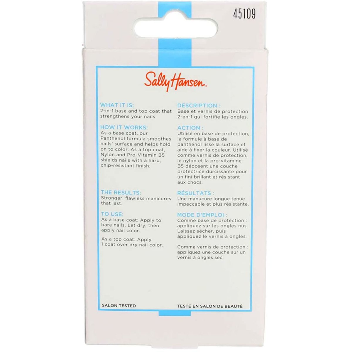 Sally Hansen Double Duty Base & Top Coat, Clear, 0.45 Fl Oz (Pack of 2) - görsel 7