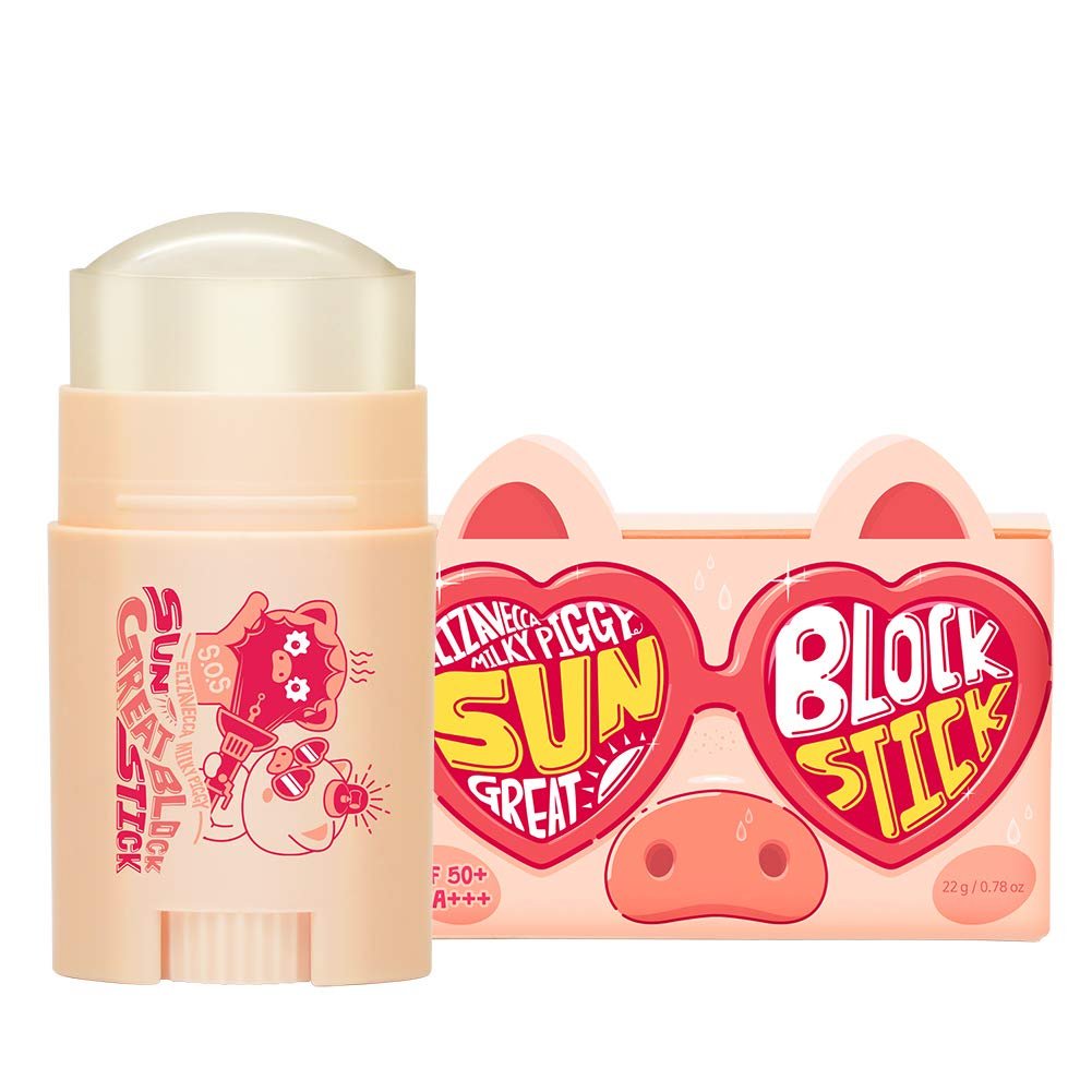 Elizavecca Milky Piggy Great Block Stick SPF 50+ PA+++ - Facial Sunscreen Stick for Face, 0.78 oz - görsel 2