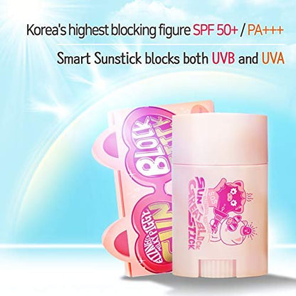 Elizavecca Milky Piggy Great Block Stick SPF 50+ PA+++ - Facial Sunscreen Stick for Face, 0.78 oz