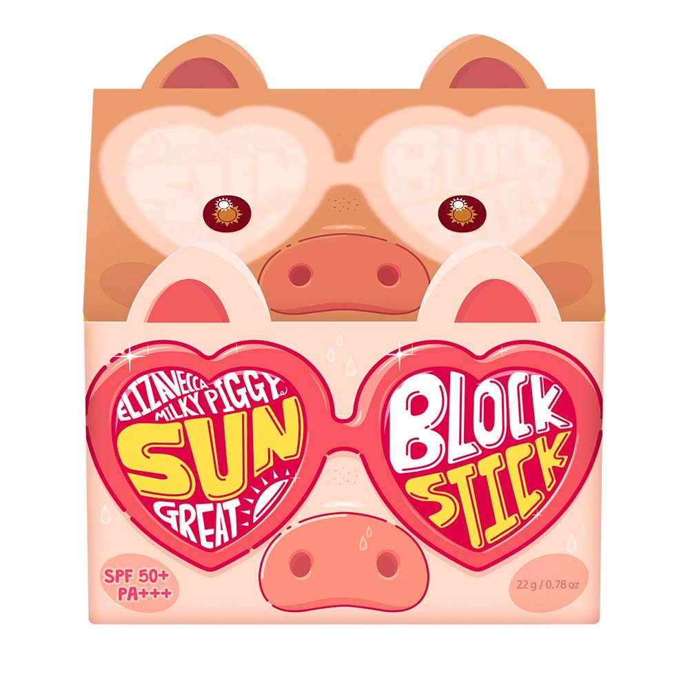 Elizavecca Milky Piggy Great Block Stick SPF 50+ PA+++ - Facial Sunscreen Stick for Face, 0.78 oz - görsel 4