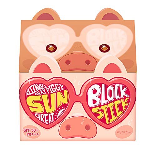 Elizavecca Milky Piggy Great Block Stick SPF 50+ PA+++ - Facial Sunscreen Stick for Face, 0.78 oz - görsel 3