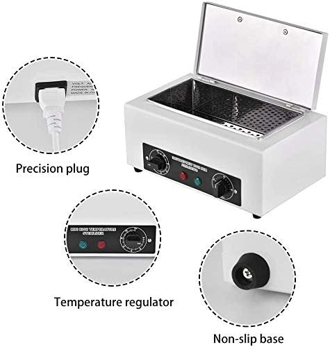 Giff 300W Heat Sterilizer NV-210 with Timer - Disinfection Box for Manicure, Pedicure, SPA Salon - Ideal for Nail, Hair & Metal Tools Avelisse