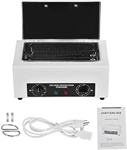 Giff 300W Heat Sterilizer NV-210 with Timer - Disinfection Box for Manicure, Pedicure, SPA Salon - Ideal for Nail, Hair & Metal Tools Avelisse