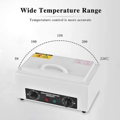 Giff 300W Heat Sterilizer NV-210 with Timer - Disinfection Box for Manicure, Pedicure, SPA Salon - Ideal for Nail, Hair & Metal Tools Avelisse