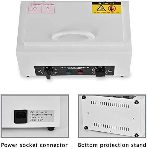 Giff 300W Heat Sterilizer NV-210 with Timer - Disinfection Box for Manicure, Pedicure, SPA Salon - Ideal for Nail, Hair & Metal Tools Avelisse